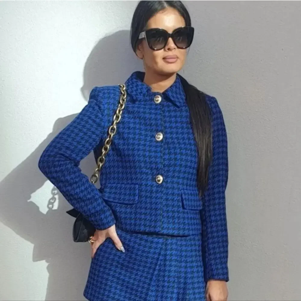 BLOGGER FAVE!!! ZARA Houndstooth Blazer - Picture 14 of 16